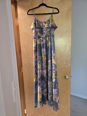 MM Couture By Miss Me Floral Maxi Dress